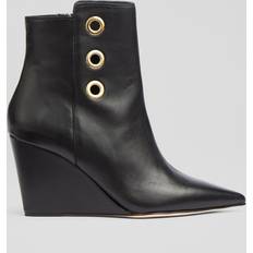 LK Bennett Boots LK Bennett L.K.Bennett Brie Leather Wedge Heel Ankle Boots