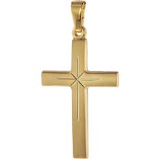 Charms & Anhänger Trendor 75281 Kreuz-Anhänger Gold 585 14 Karat mm