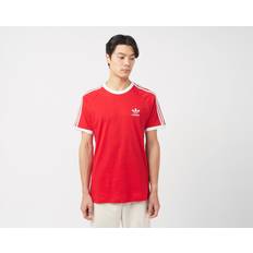 Adidas Red Tops adidas 3-Stripes California T-Shirt, Red