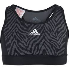 Adidas BHs adidas Girls D2M Bra-Top - Black/Grey Six/Black