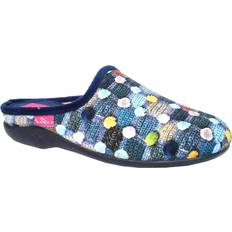 Fabric Slippers Lunar Damen, Hausschuhe, Hausschuhe Crackle, Blau