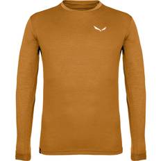 Brown - Sportswear Garment T-shirts Salewa Herren Puez Melange Dry Longsleeve braun