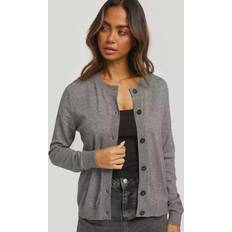 Nainen Neuletakit Object Neuletakki Thess L/S - Beige