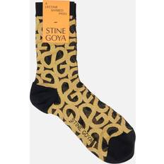 Stine Goya Underwear Stine Goya Iggy Logo Print Mesh Jacquard-Knit Socks