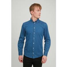 Anton Long Sleeve Denim Shirt, Blue