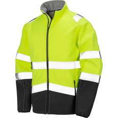 Kleding Result Safeguard Mens Printable Safety Softshell Jacket