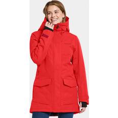 Didriksons Damen Frida Parka rot