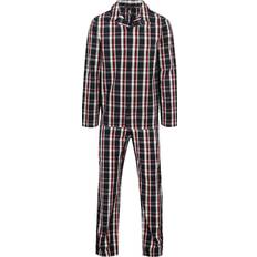 Tommy Hilfiger Baumwolle Nachtwäsche Tommy Hilfiger Checked Cotton Pyjamas Navy Checks