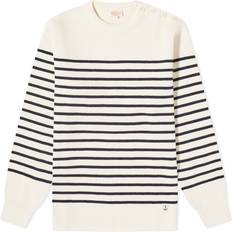 Armor-Lux Men's Molene Stripe Sailor Knit Natural/Navy Natural/Navy