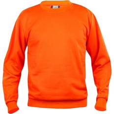 Orange - Unisex Jumpers Clique Unisex Adult Basic Round Neck Sweatshirt