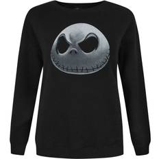 Christmas Jumpers Nightmare Before Christmas Womens/Ladies Jack Skellington Sweater Black