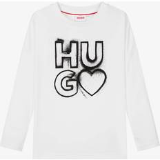 HUGO Kids-Longsleeve aus Baumwolle mit Logo-Artwork