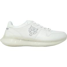 Philipp Plein Sport Silver Tiger Logo White Sneakers