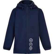 Minymo Unisex Kids Softshell Solid Shell Jacket, Dark Navy