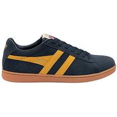 Gola 'Equipe Suede' Suede Lace-Up Trainers Navy