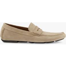 Dune London Bradlay Moccasin Loafers - Sandfarvet Ruskind