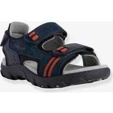 Leather Sandals Geox Jungen Jr Sandal Strada Sandalen