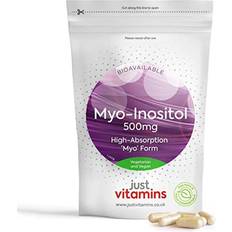 Just Vitamins Myo-Inositol Capsules 500mg x90 Pure Premium Quality