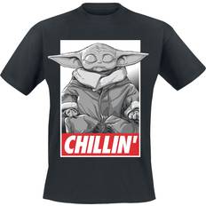 Star Wars Herr T-shirts Star Wars T-shirt The Mandalorian Chillin för Herr