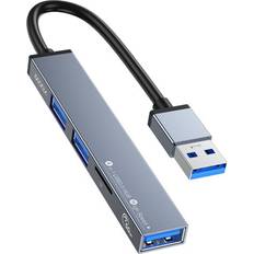 Aluminum USB 3.0 Type-A USB Hub