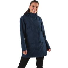 Azul Abrigos Jack Wolfskin Cape York Coat Blue Female Azul