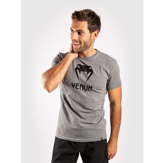 Venum Mens Classic T-Shirt Regular Fit Short Sleeve Heather Grey