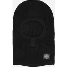 Stone Island Hombre Bufandas Stone Island Wool Balaclava Black Unisex