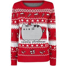 Donna - Maglione natalizio Maglioni Pusheen Christmas Jumper di - Meowy Christmas - Multicolore