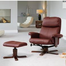 Red Armchairs Artemis Home Woodacre Swivel Armchair