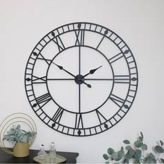 Wall Clocks Melody Maison Extra Large Metal Skeleton 100Cm X 100Cm Wall Clock