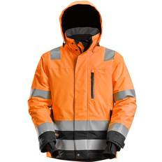 Snickers High-Vis Class Waterproof Insulated Jacket High Vis Orange/Black