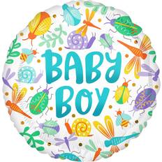 Baby Latex Balloons Amscan Folienballon Baby Boy Watercolor (5)