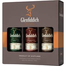 Glenfiddich Glenfiddich Single Malt Scotch Whisky Miniature, Whisky, Gift Pack 3 X 50ml