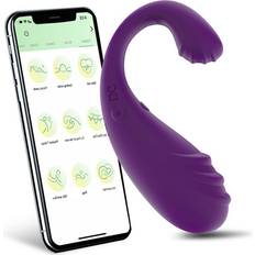 Kiikn Purple no box Long Distance Bluetooth Wearable Panty Vibrator APP Control Clit G Spot Massager Dual Stimulation Mini Egg for Couple Adult Toys