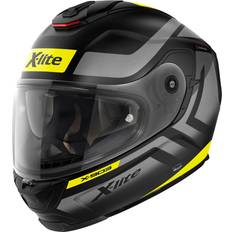 X-Lite X-903 Airborne N-Com Casco, negro-amarillo-plata, tamaño 2XS para hombre