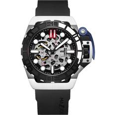 Mazzucato RIM Sub Black And Silver Skeleton Automatic Dive SK1-BL 100M