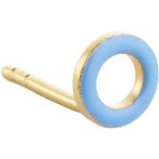 Design Letters Øreringe Design Letters Loop Enamel Stud 1 pcs