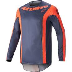 Alpinestars Crosstrøje Techstar Arch, Night Navy/Hot Orange