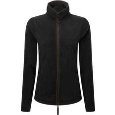 Brown - Fleece Jackets Premier Artisan Contrast Trim Fleece Jacket Jet Black