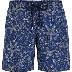 Mujer - XXL Trajes de Baño Vilebrequin Starfish 6 Swim Shorts - Moorea - Blue