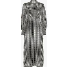 Stretch Dresses Whistles Darcie Checkerboard Print Midi Dress