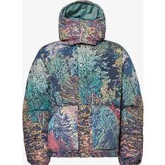 Herre - Multifarvet - Vinterjakker Billionaire Boys Club Mens Multi Wilderness Graphic-print Cotton-down Jacket