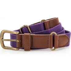 Men - Purple Belts ASQUITH & FOX Leather And Canvas Belt Purple One