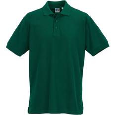 Green - Women Polo Shirts Russell Ultimate Cotton Polo Shirt Bottle Green