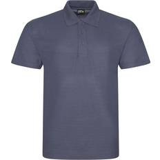 Pro Rtx Mens Polyester Polo Shirt Solid Grey