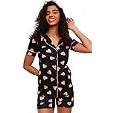 Mujer - Multicolor Pijamas Trendyol Collection Collection Pyjama Set Mehrfarbig Herz für Damen