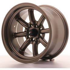 Bilfälgar Japan Racing JR19 4x100 15x9" - Bronze ET -13 Nav 73,1mm