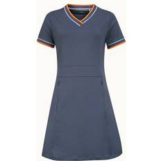 Callaway Dresses Callaway V-NECK COLORBLOCK DRESS halbarm Kleid navy