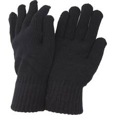 Universal Textiles CLEARANCE Thermal Knitted Winter Gloves Black One