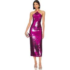 Cult Gaia Tasmina Sequin Halter Dress Anemone